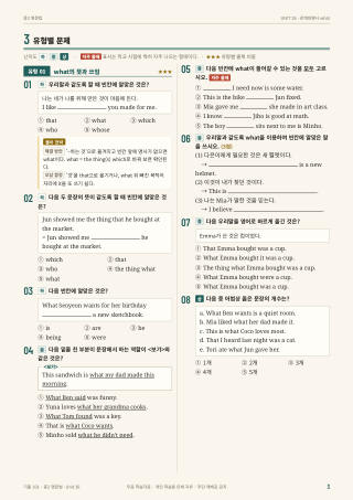 유형별 문제 미리보기